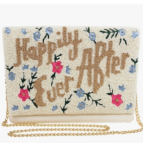 Intricate Hand Beaded envelope purse for Wedding engagement events